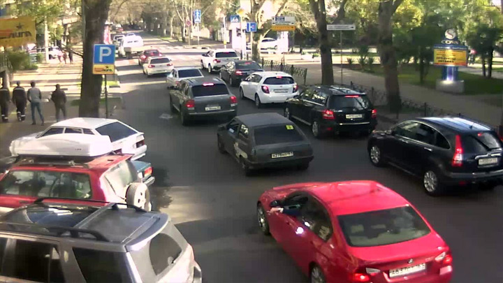 Перекрёсток Орджоникидзе/Соколова (Сочи, Россия)